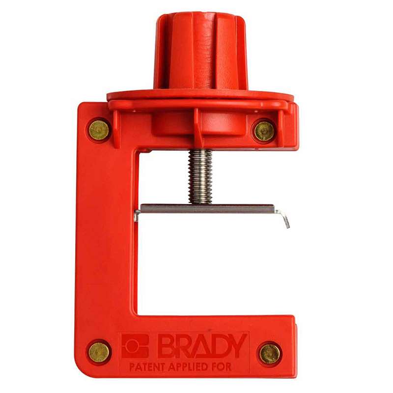 Butterfly Valve Lockout, Nylon, 5.57 x 3.37 x 1in